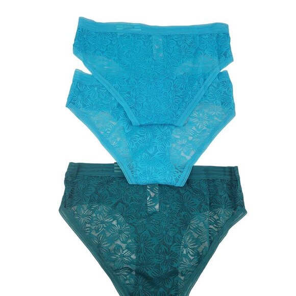 No Boundaries Women’s 3-Pack Stretch Floral Lace Cheeky Panties –Size Small - Picture 2 of 14